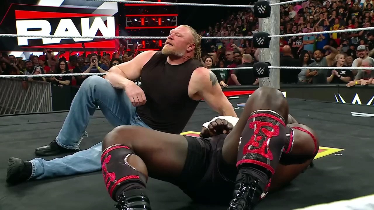 Brock Lesnar RETURNS to F5 Oba Femi Raw highlights, May 18, 2026