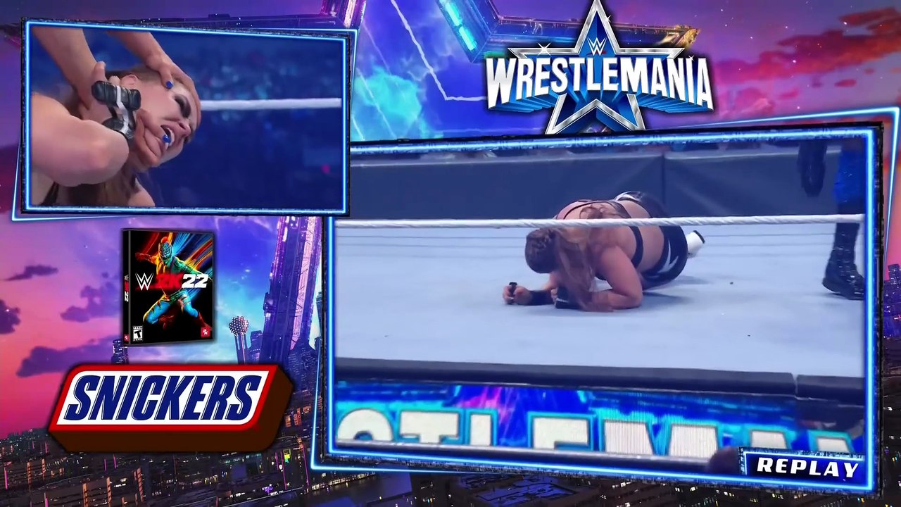 FULL MATCH Charlotte Flair vs. Ronda Rousey   SmackDown Women's Title Match WrestleMania 38