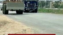 وضع حواجز خرسانية على طريق المريوطية للحد من الحوادث
