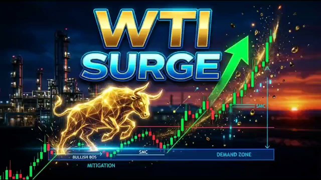WTI H1 Institutional Analysis & Trade Setup (SMC) 🚀