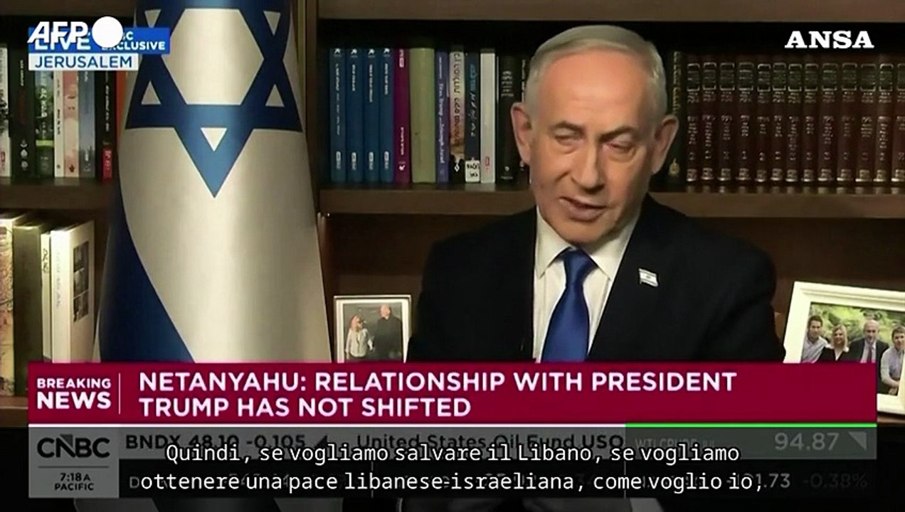 Netanyahu: "Con Trump disaccordi tattici, ma li appianiamo sempre"