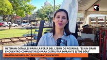 Ultiman detalles para la feria del libro de Posadas