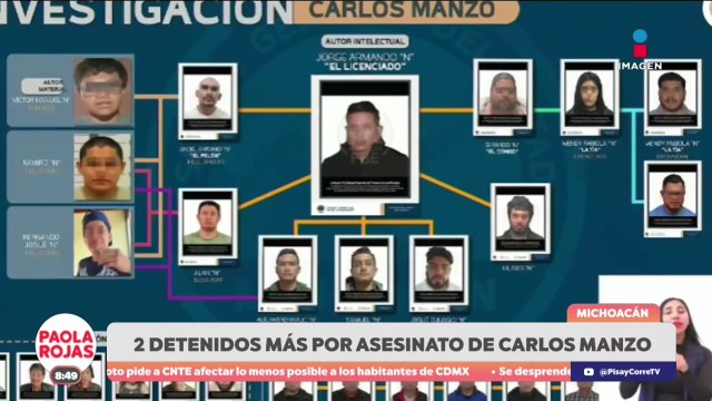 2 detenidos más por el asesinato de Carlos Manzo | De Pisa y Corre con Paola Rojas
