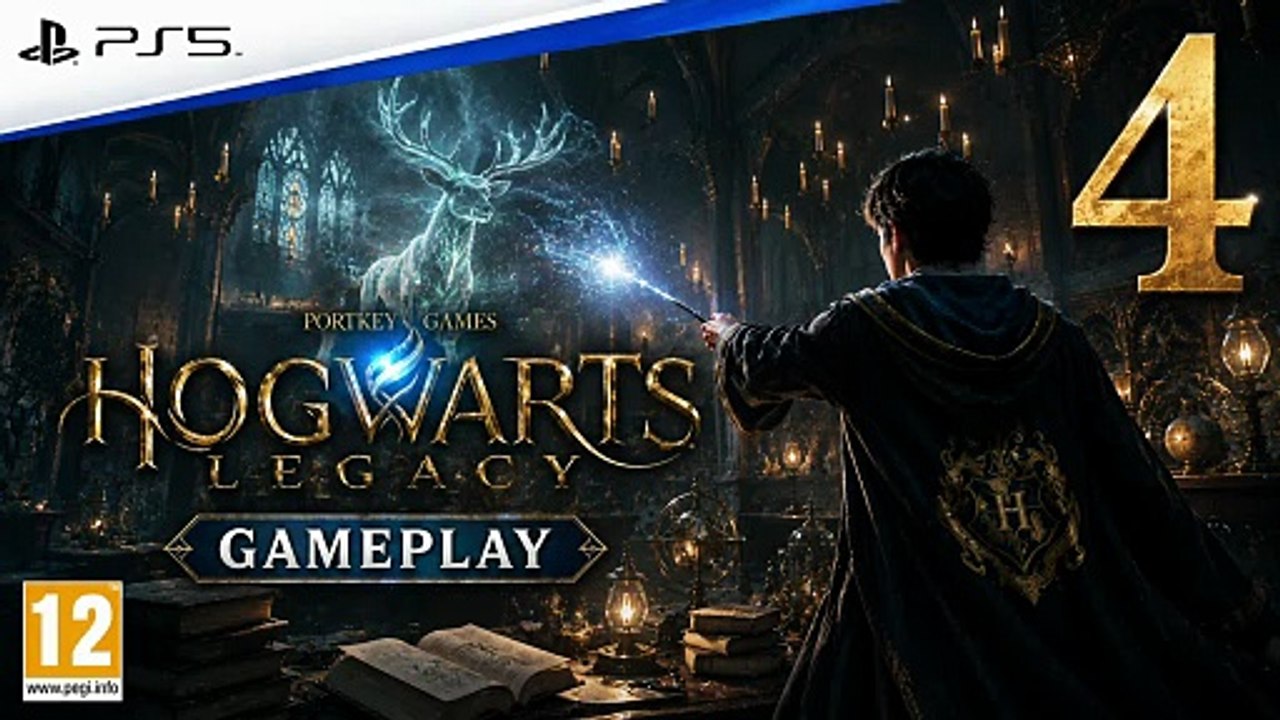 Encontré una bestia legendaria 🦌 | Hogwarts Legacy PS5 Gameplay Español #4