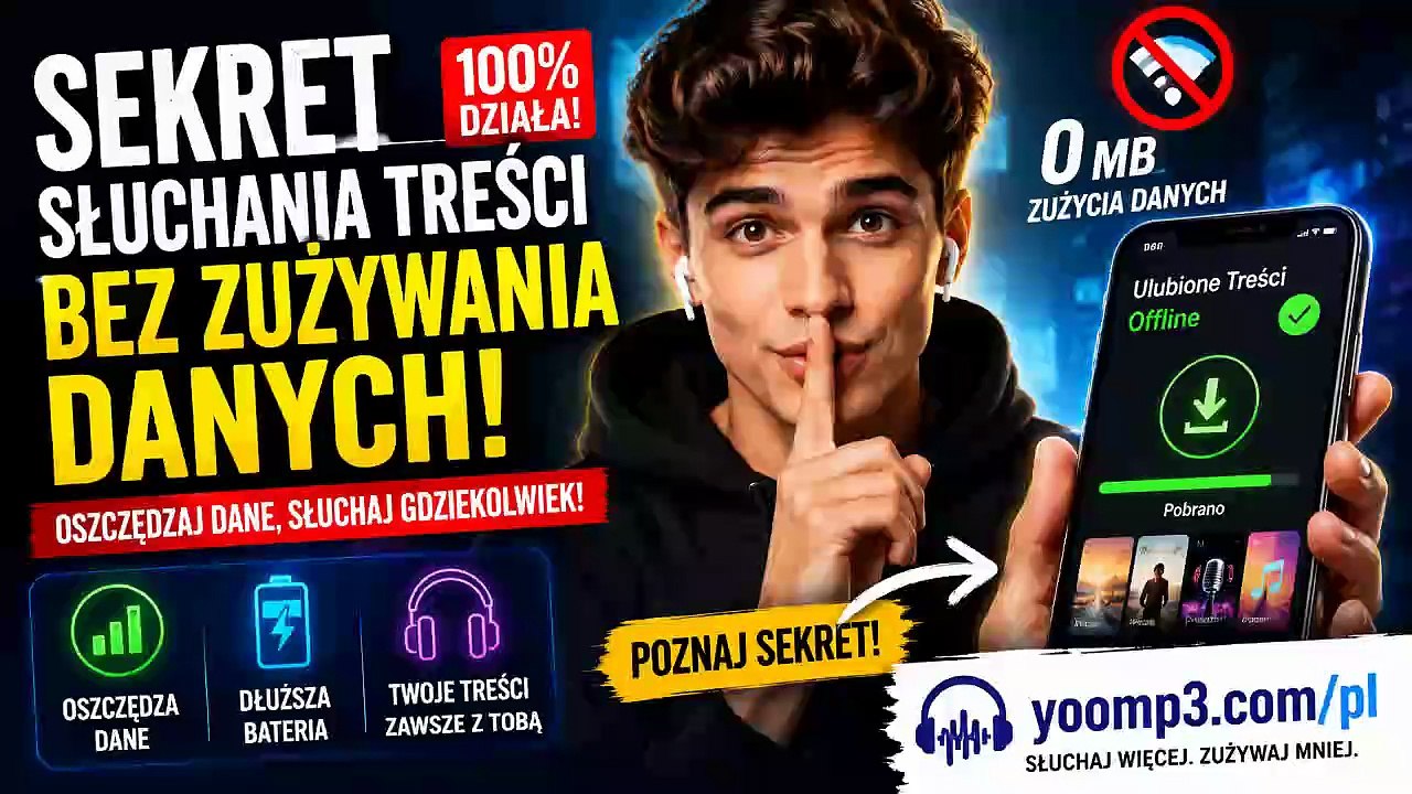 Jak słuchać treści bez internetu? Prosty trik!