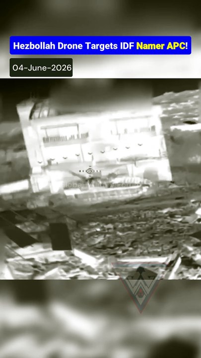 Ababil Drone Hits Israeli Namer APC