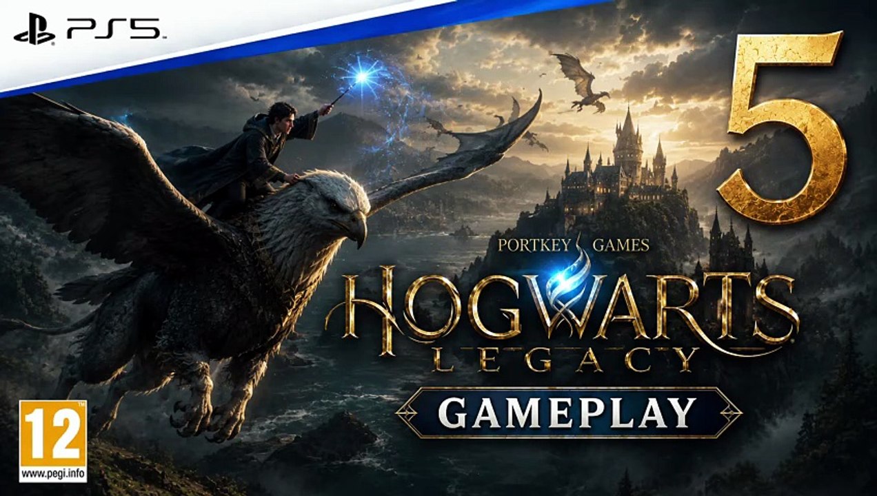 Volando en hipogrifo por primera vez 🦅 | Hogwarts Legacy PS5 Gameplay Español #5