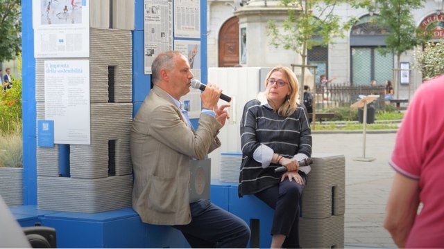 «L’impronta della sostenibilità»: prosegue in Piazza Beccaria il tour del Corriere «La città delle idee»