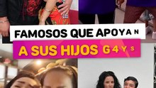 Famosos que apoyan a sus hijos G4ys