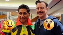 Jorge Campos hace inesperado crossover con protagonista de Ted Lasso, Jason Sudeikis