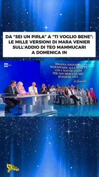 Striscia la notizia Mara Venier prima e dopo con Teo mamuccari