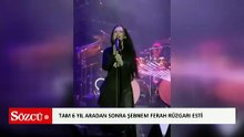 Şebnem Ferah 6 yıl sonra sahneye çıktı