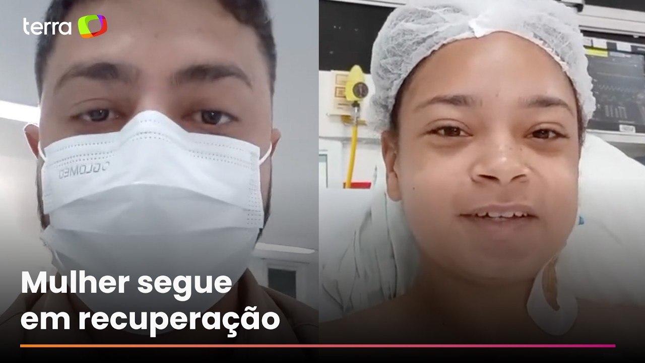 Jovem mordida por tubarão no Recife reencontra médico que a ajudou: ‘Vai dar tudo certo’