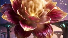 Giant Magical Flower Above the Clouds | Surreal Fantasy Dreamscape AI Art #shorts