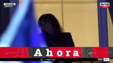 CFK salió al balcón en el marco de Ni Una Menos