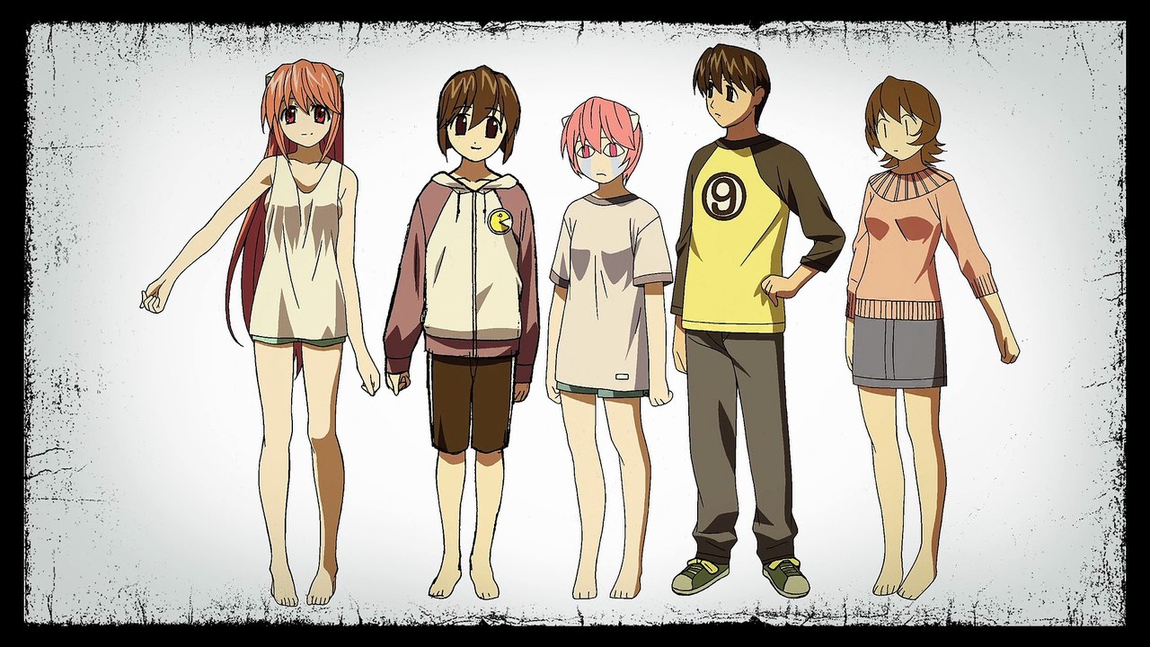 Elfen Lied Character Artwork BD DTS HD