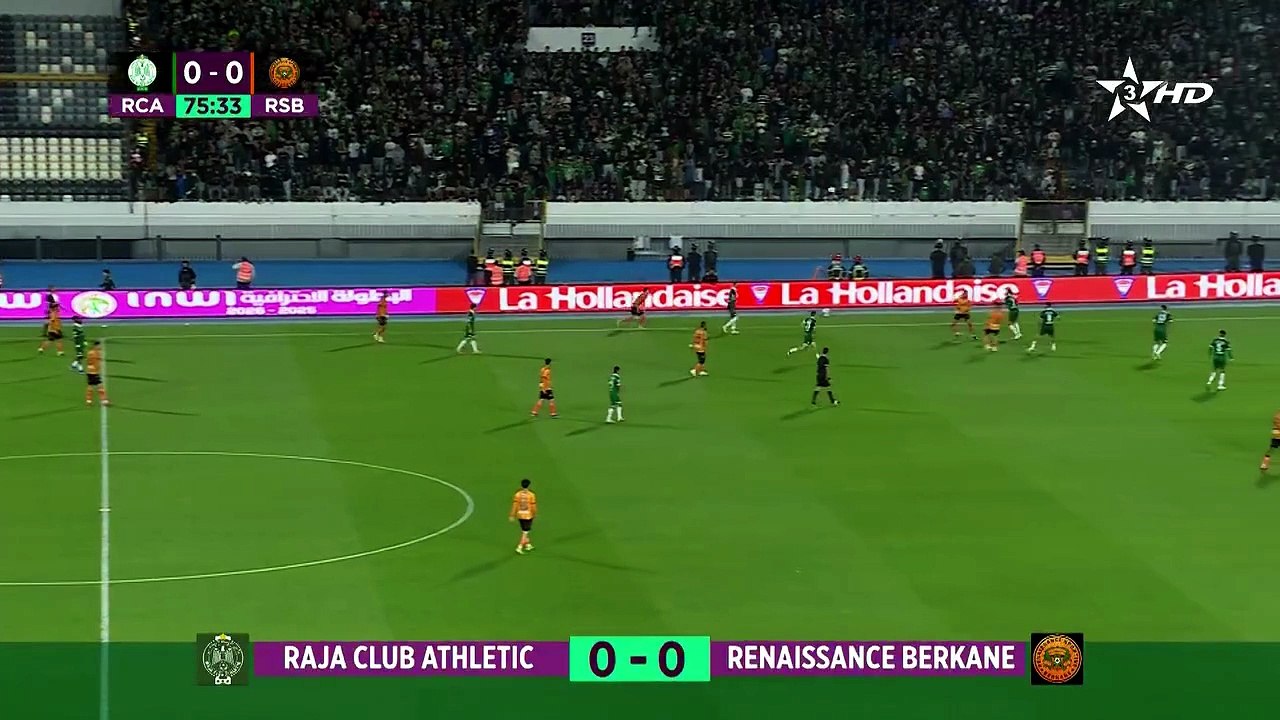 اهداف مباراة الرجاء البيضاوي ضد نهضة بركان لحساب الجولة 22 من البطولة الإحترافية انوي