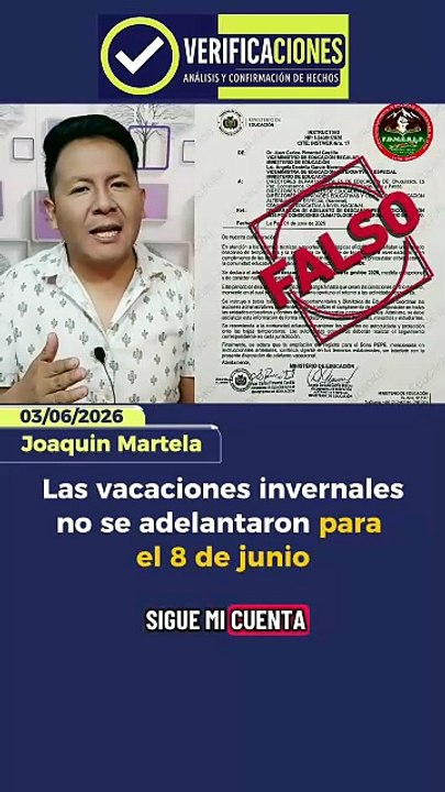 Las vacaciones invernales no se adelantaron para el 8 de junio