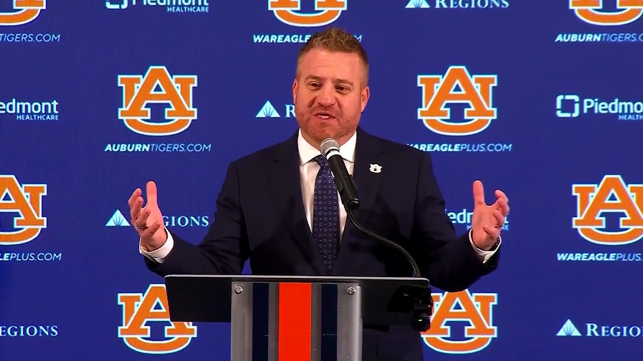 Auburn Tigers HC Alex Golesh Describes His Offense: 'We're Gonna Be Uber Aggressive'