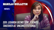 Sen. Legarda deems June 3 Senate takeover as 'unconstitutional'