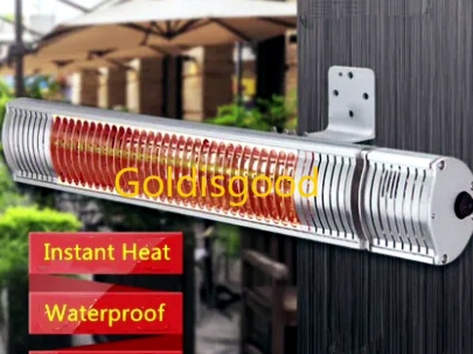Portable 700W Halogen Infrared Space Heater, Electric Floor Standing Heater for Home