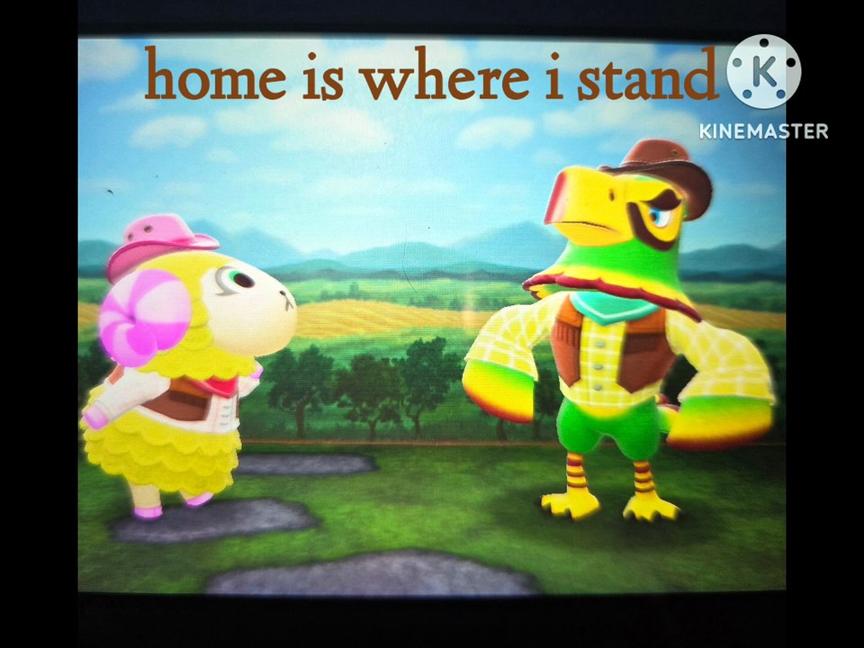 Home is where I stand topic (ACNH)