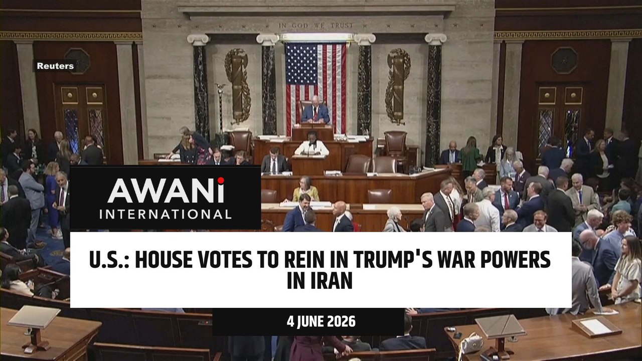 U.S. House votes to rein in Trump's war powers in Iran