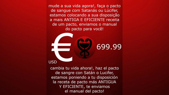 O PACTO DE SANGUE - SATANÁS / EL PACTO DE SANGRE #satanás #satán #lucifer #diablo #satanismo #diabo