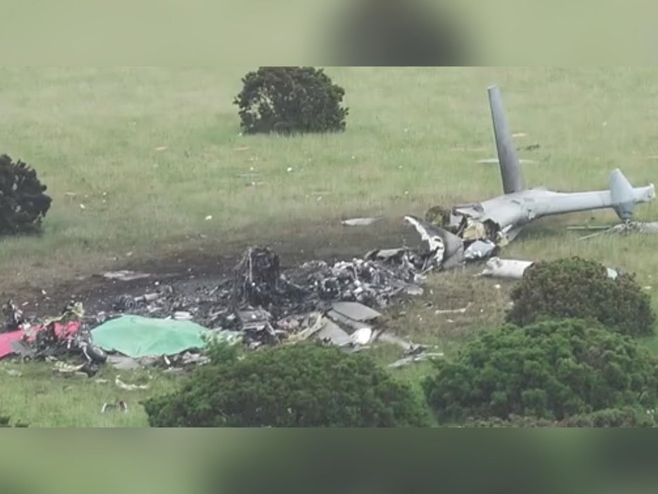 Militärhubschrauber zerschellt bei Übungsflug