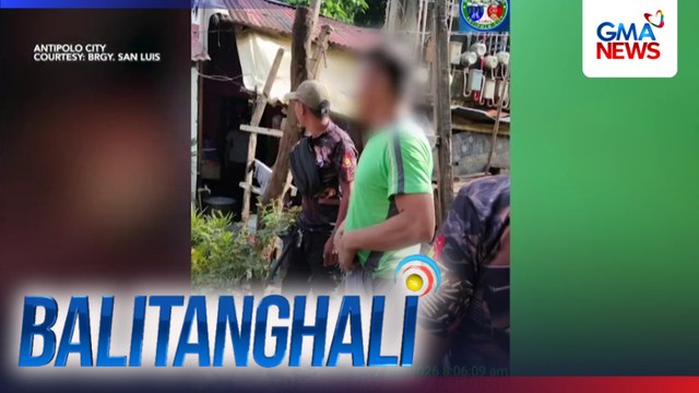 Lalaking nagwala habang may hawak na itak, hinuli | Balitanghali