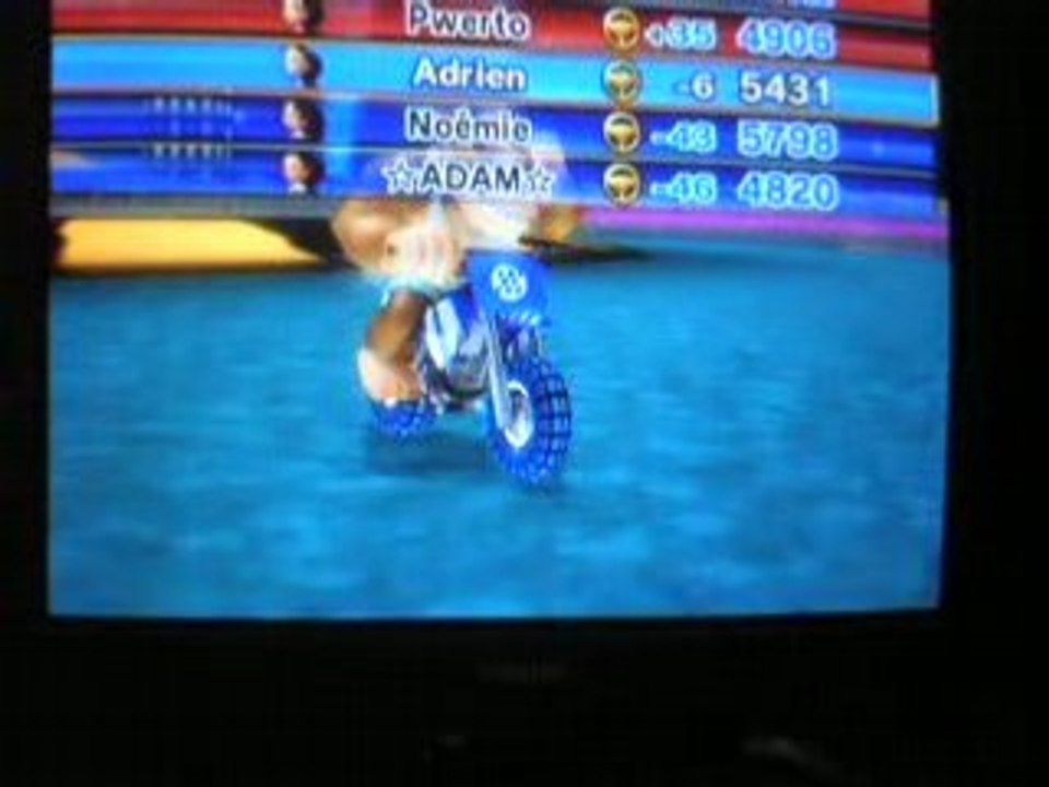 Bataille Mario kart wii