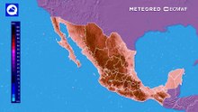 Jueves tormentoso en gran parte de México por Temporal Lluvioso