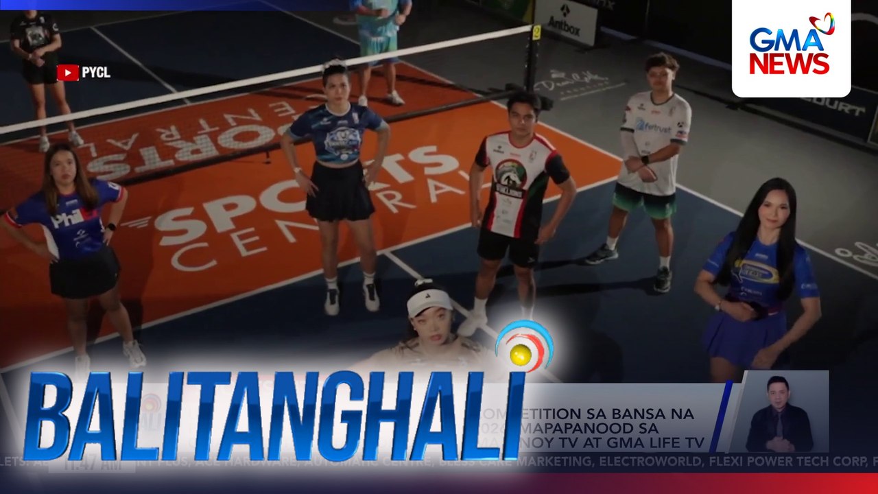 Unang professional pickeball competition sa bansa na Pickle Yard Conference League 2026, mapapanood sa GMA News TV; itatampok din sa GMA Pinoy TV at GMA Life TV | Balitanghali
