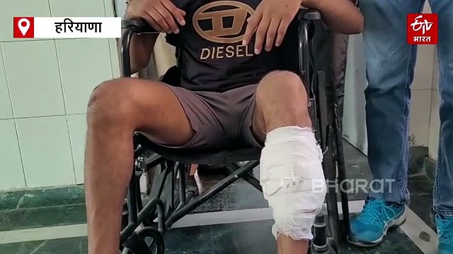 गुरुग्राम में पुलिस-बदमाश मुठभेड़: इनामी बदमाश नितिन के पैर में लगी गोली, पुलिस ने किया गिरफ्तार