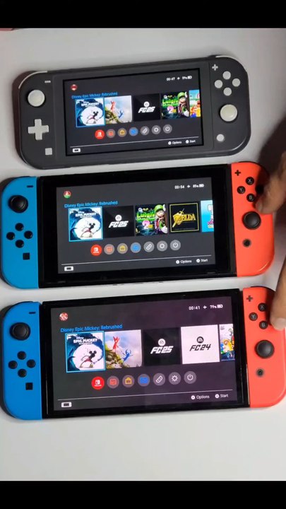 Disney Epic Mickey Rebrushed - Switch Lite vs Standard vs Oled Speed Test Comparison #shorts