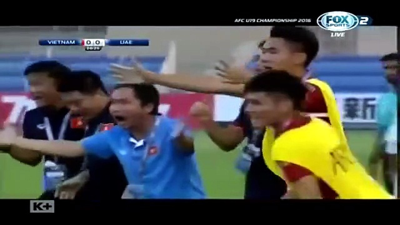 U19 Việt Nam 1-1 U19 UAE - Goals and Highlights (20/10/2016) | FOX Sports 2 SD (Truyền Hình K+)