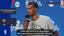 Wembanyama praises 'elite' Brunson after Spurs lose to Knicks in Game 1 of NBA Finals