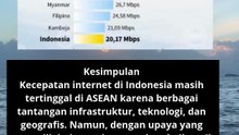 INTERNET INDONESIA JADI YANG TERLELET DI ASEAN KOK BISA Ya #short