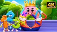 Humpty Dumpty Sat On A Wall | Nursery Rhymes for Kids | Baby Songs & Learning Videos