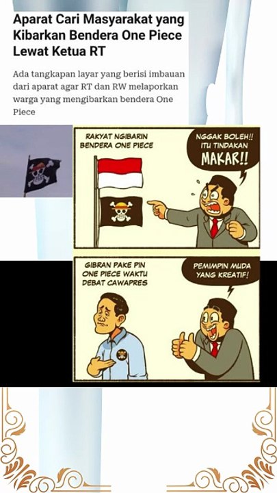 istilahnya apa iya betul, standart ganda...bendera on pice