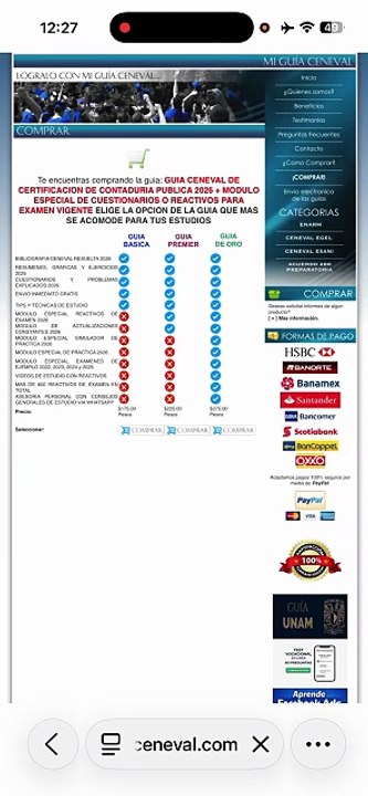 GUIA CENEVAL DE CERTIFICACION DE CONTADURIA PUBLICA