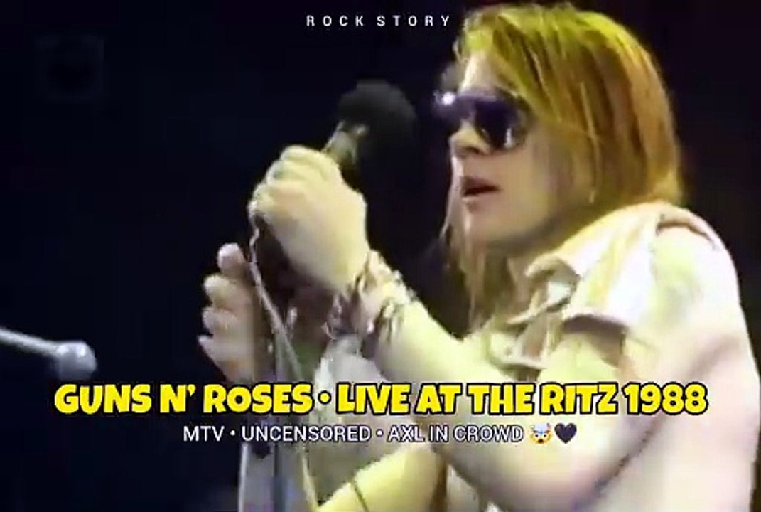 GUNS N’ ROSES • 1988 LIVE AT THE RITZ • FULL STORY 📜