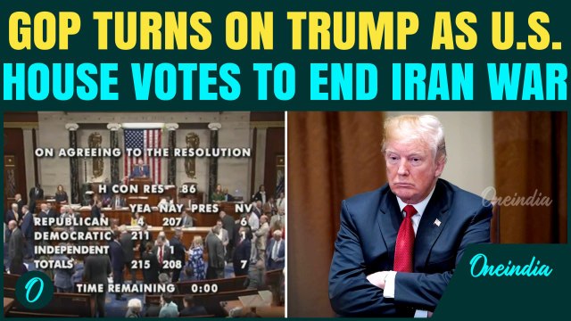 TRUMP FACES REBELLION: Resolution to End Iran War CLEARS Congress in Dramatic Vote | US Iran War