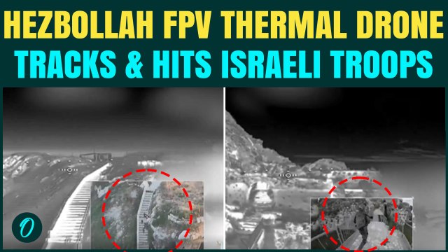IDF Troops BLEEDS As Hezbollah FPV Thermal Drone Tracks & Hunts Israeli Positions