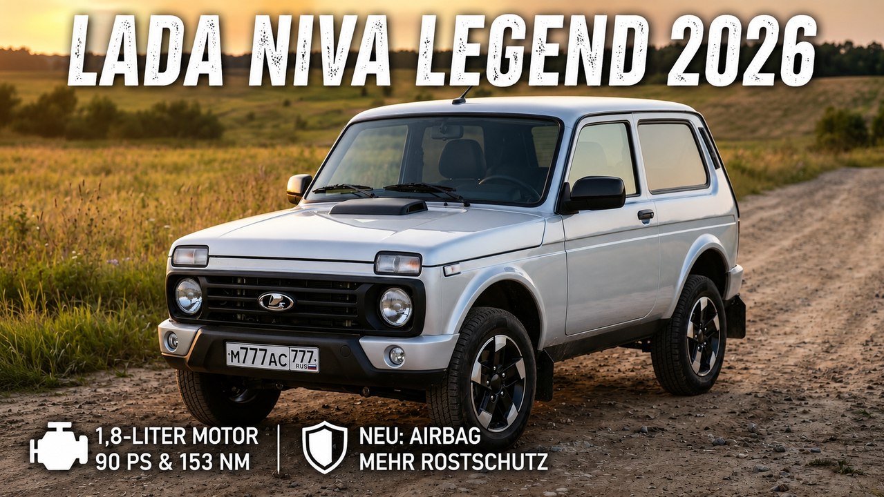 Lada Niva Legend 2026: Rostschutz-Upgrade für den Offroad-Klassiker