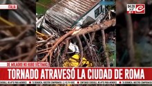 Violento tornado causó destrozos en Roma: Mirá las imágenes