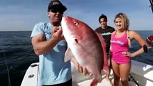 Girls First Time Fishing For Snapper Off The East Coast Of Florida, With Back To Blue Adventure
