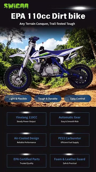 110cc Automatic Dirt Bike | Best Pick for Beginner Riders 🏍️