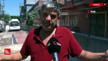 Adana’da mahalleli yapılmayan yola tozdan korunmak için halı serdi