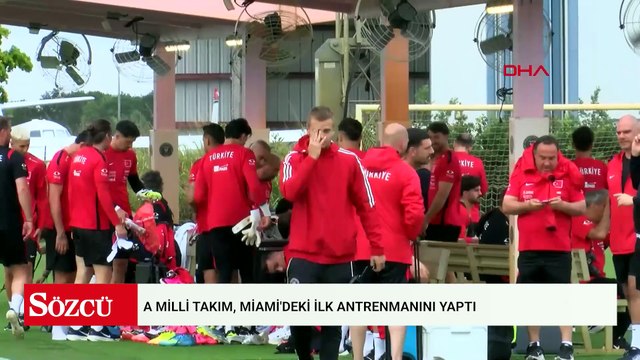 A Milli Takım, Miami'deki ilk antrenmanını yaptı
